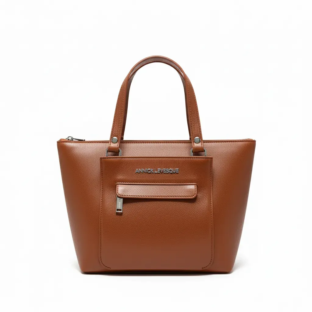 Genuine Leather Handbag Cognac | Lina
