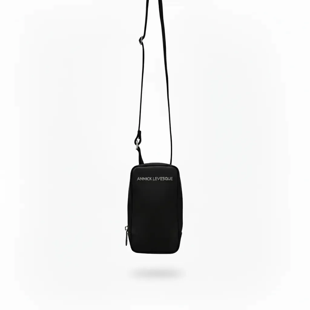 Small Black Leather Crossbody Bag | Marie-Pierre
