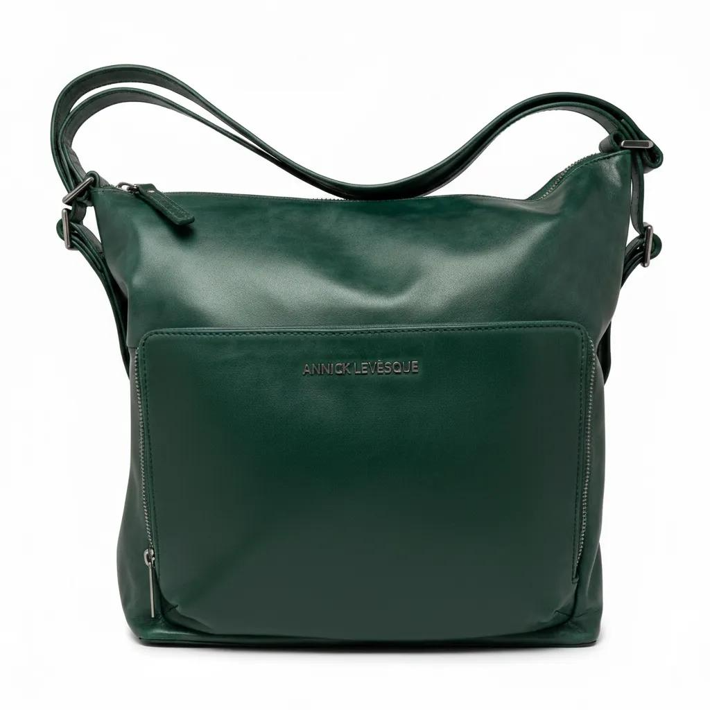 Dark Green Transformable Handbag - Alexandra