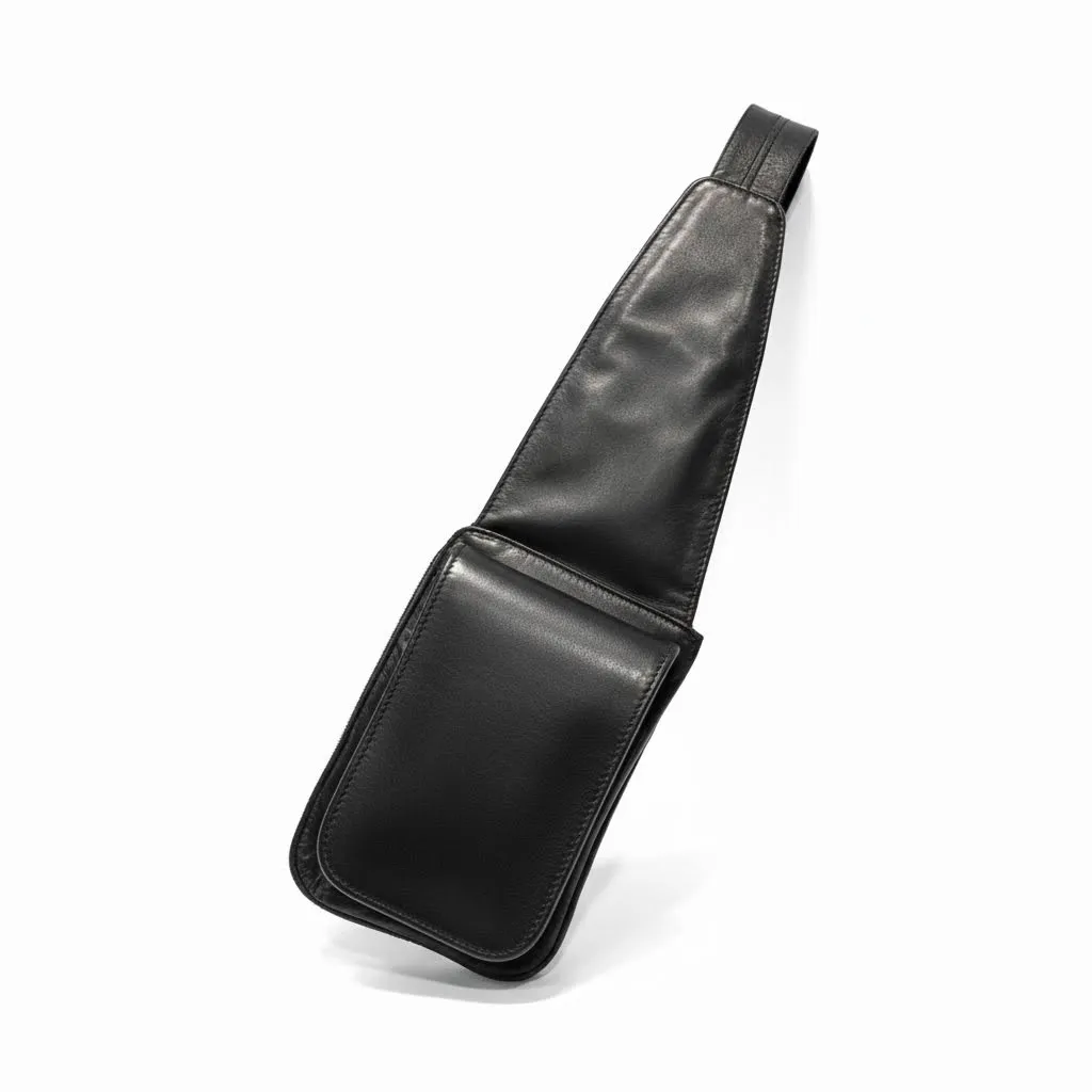 Unisex Shoulder Bag, Black, Bobbie
