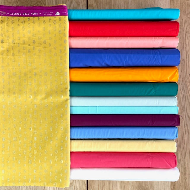 Kit de courtepointe « Étals de marché » avec support et reliure