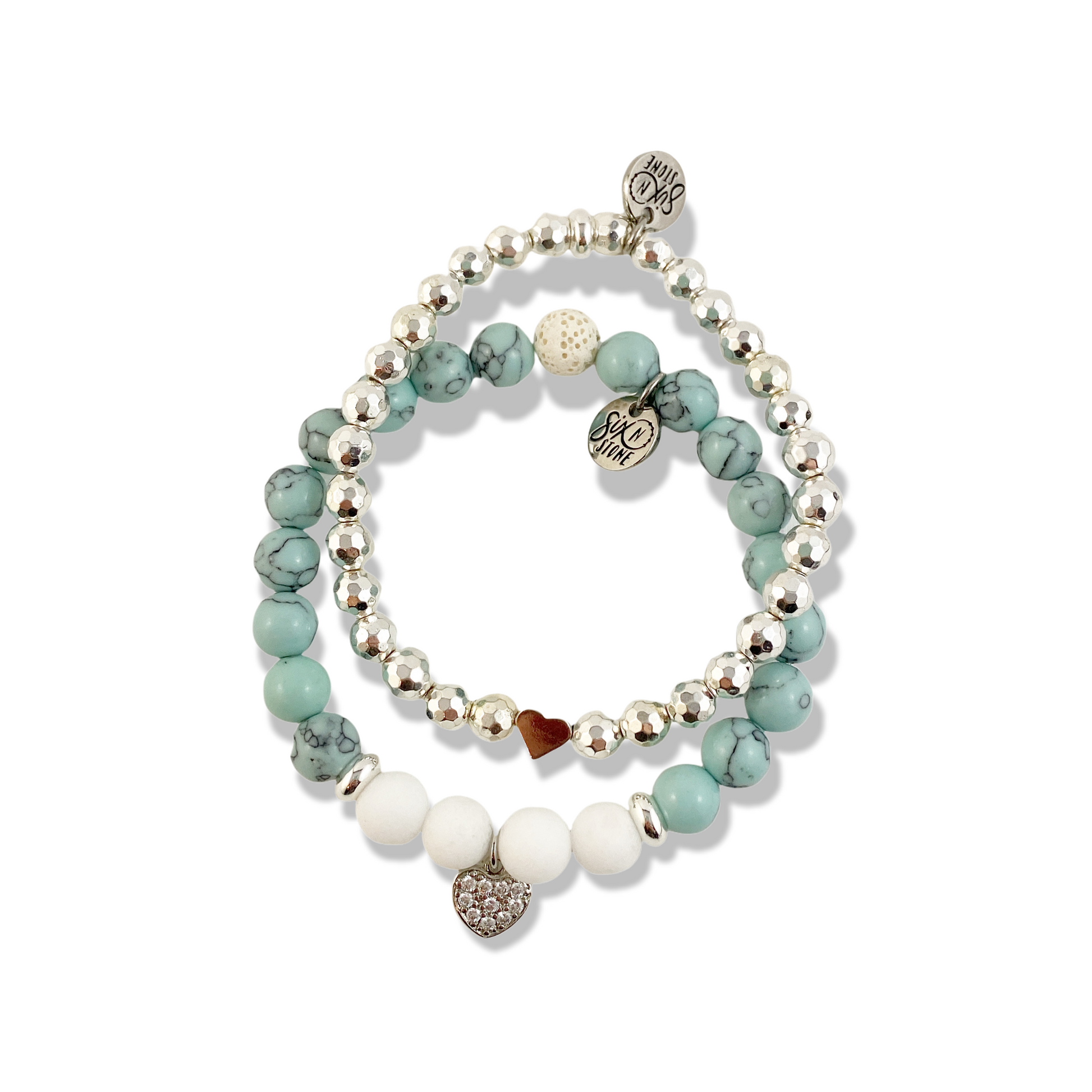 Tiff Silver Heart Bracelet