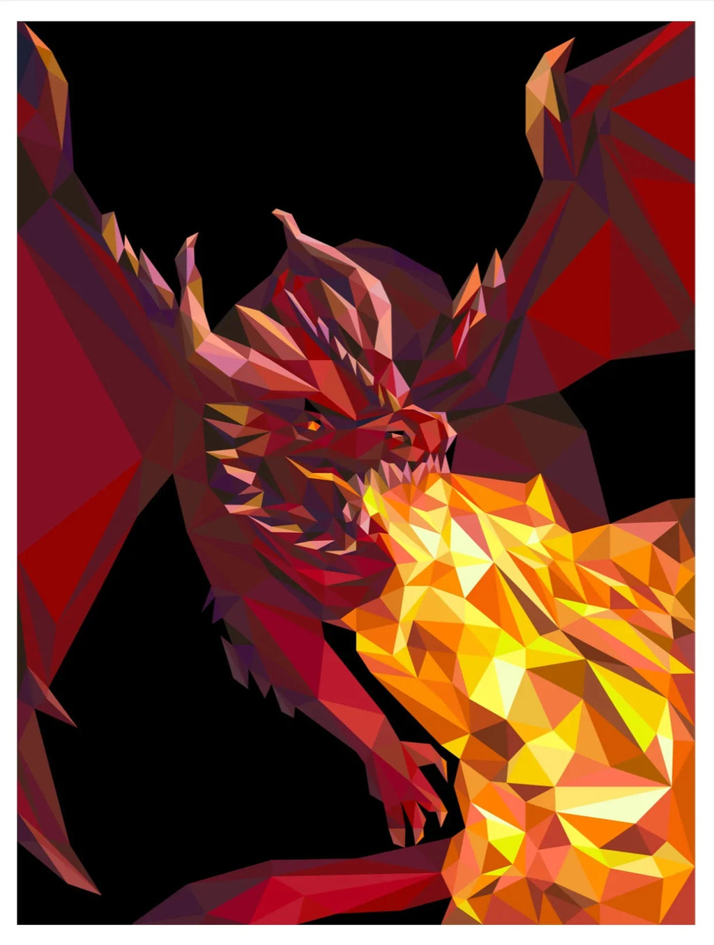 KITS LÉGITIMES, Kit de courtepointe Toasty le dragon (tissu uniquement)