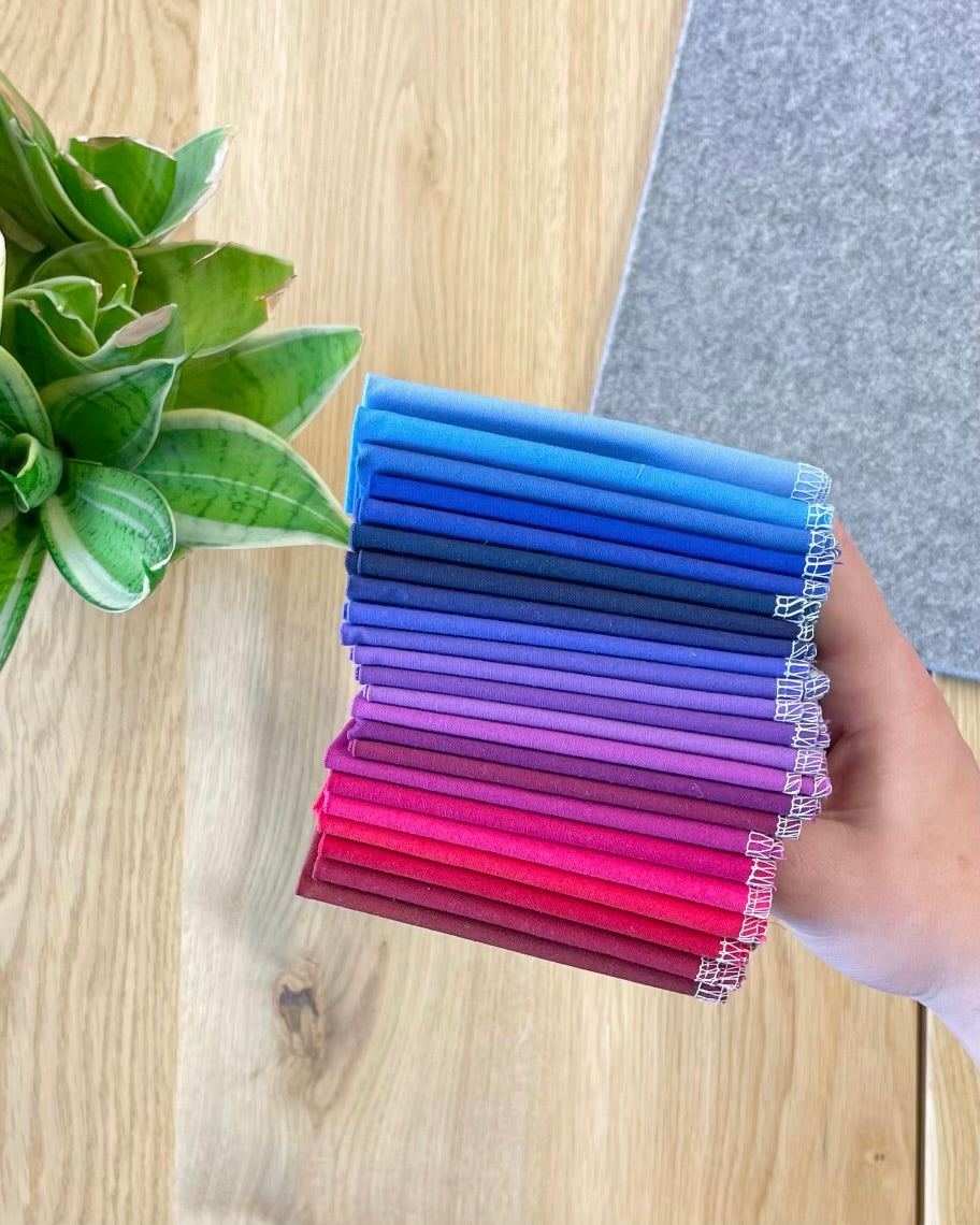 Ombre Puff Quilt Kit - Tea Towel Version