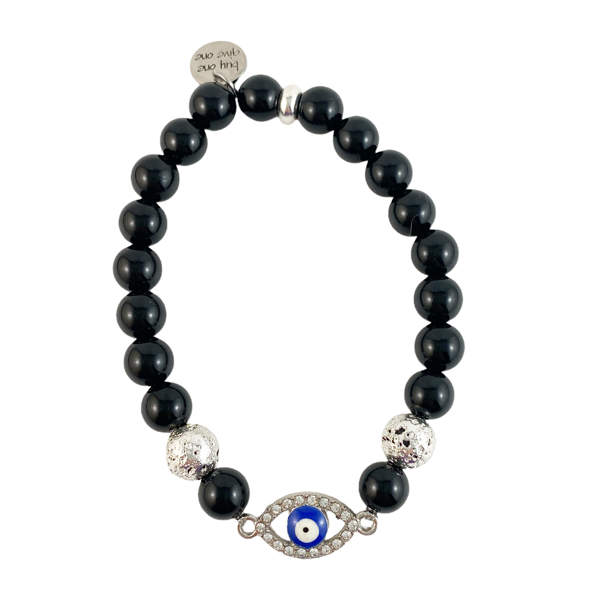 Evil Eye Onyx Bracelet