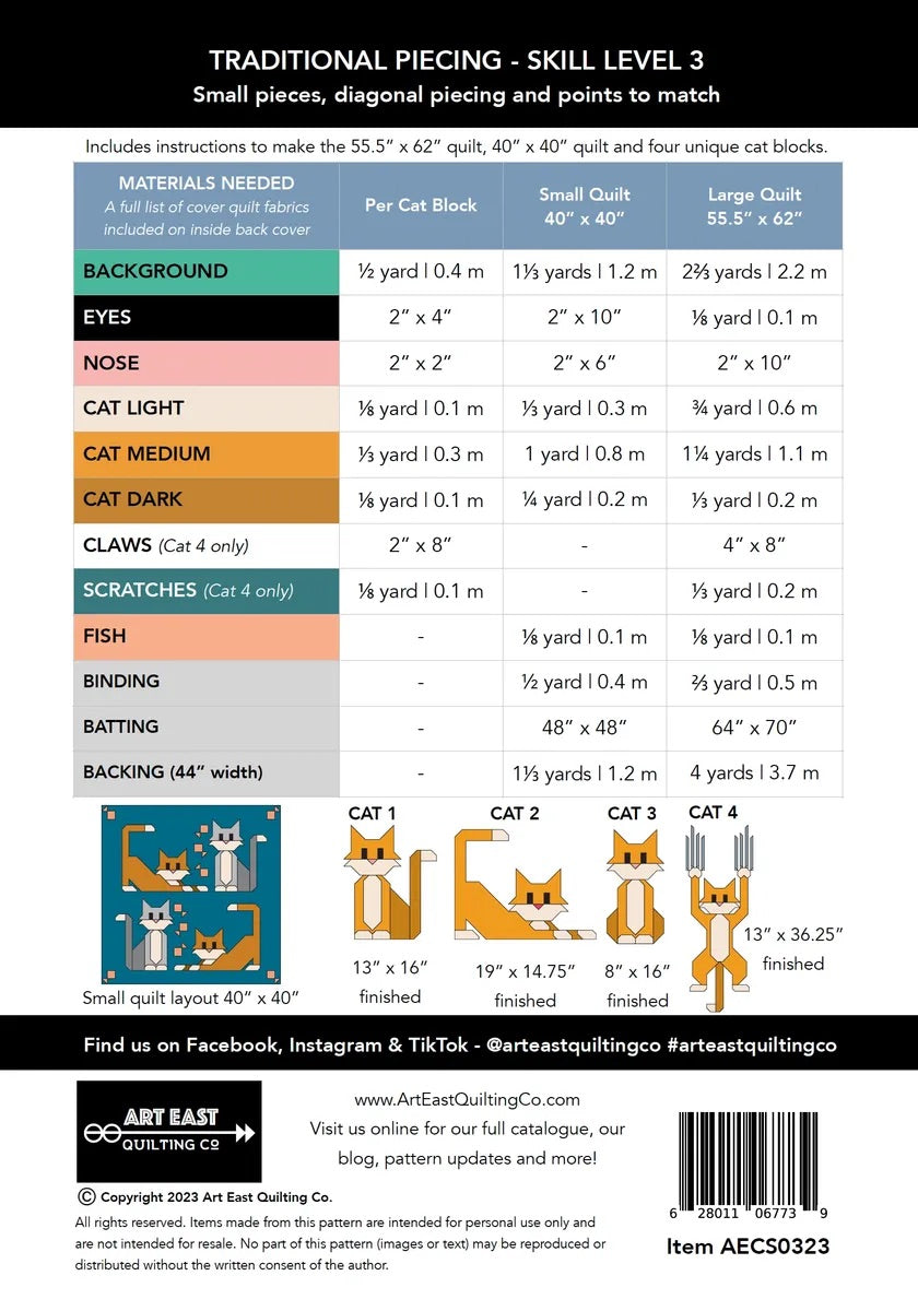 KIT DE COUETTE Griffes de Chat