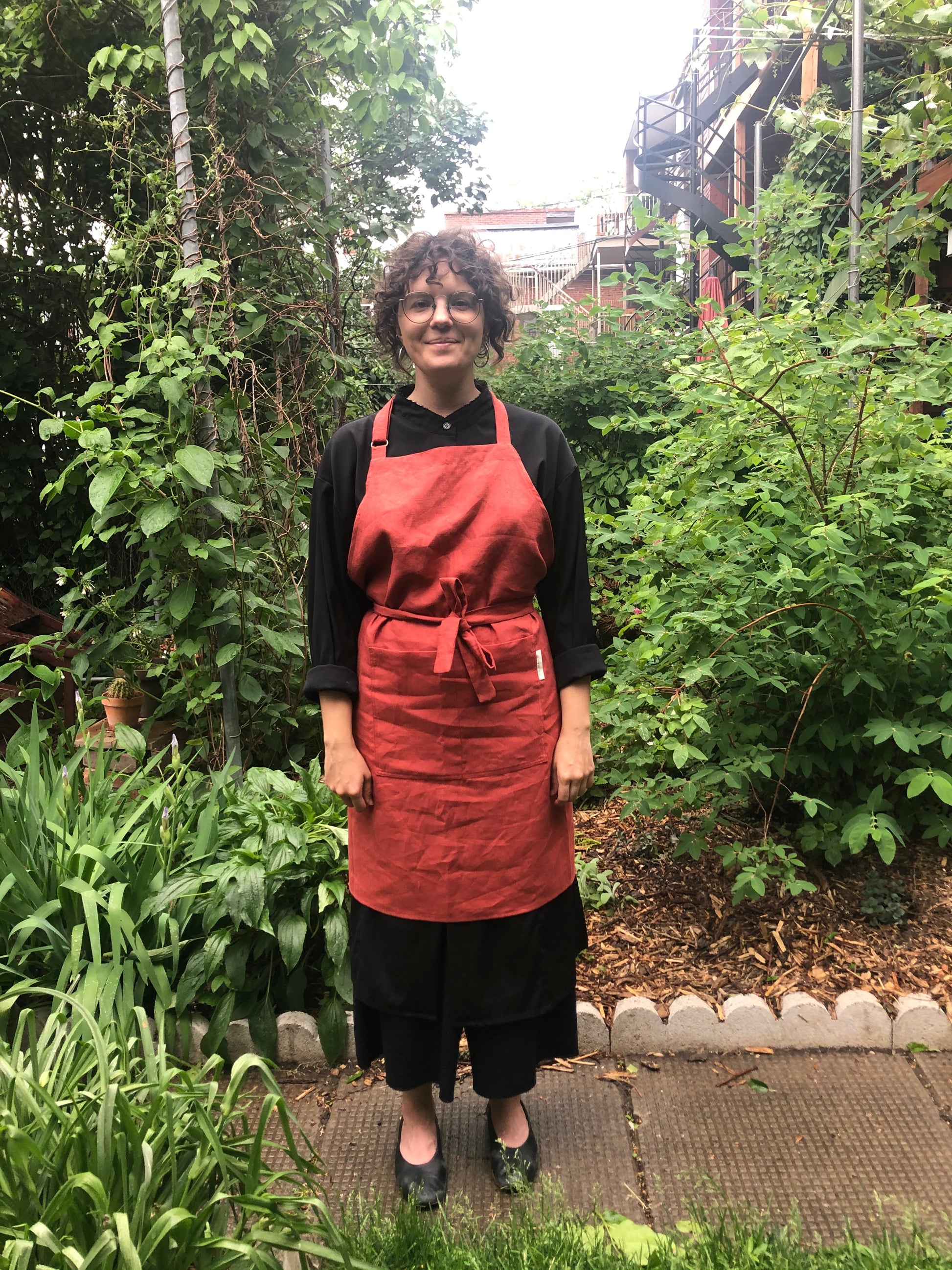 Adjustable Apron Terracota