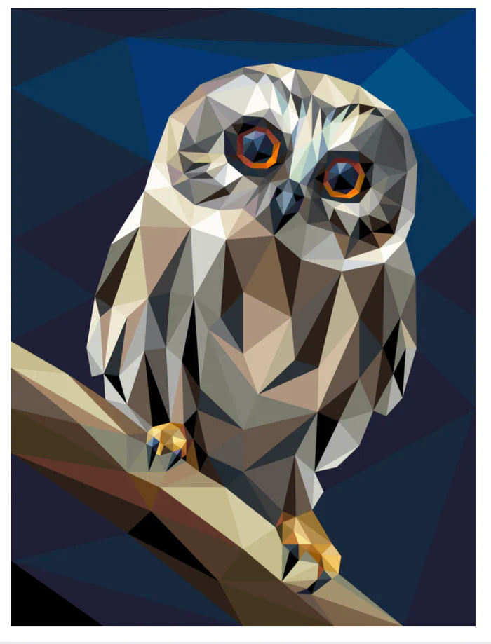 KITS LÉGITIMES, Kit de courtepointe Little Hooter (tissu uniquement)