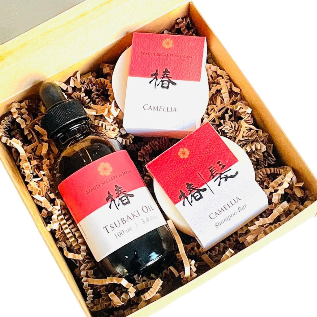 Coffret cadeau de soins personnels Tsubaki