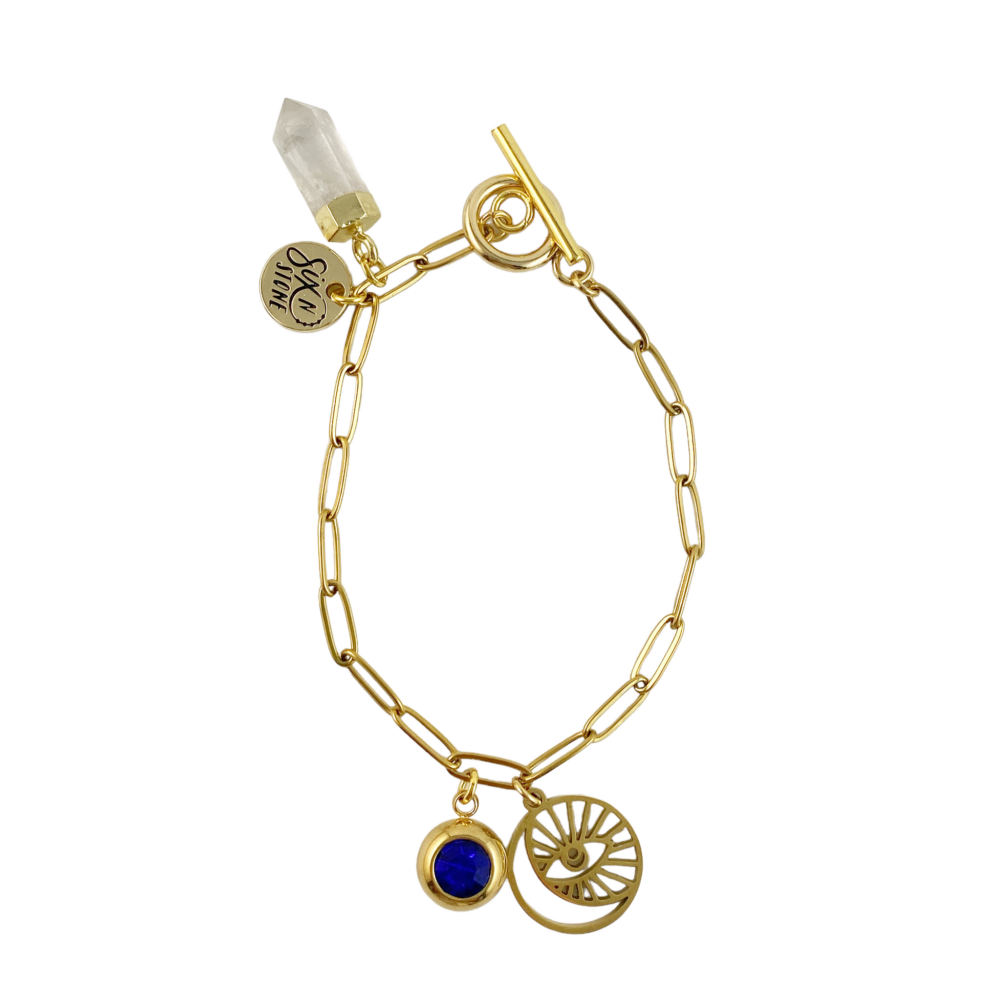 Gold Charm Bracelet