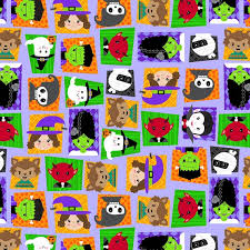 Petits Monstres - Emily Elizabeth - Patch Trick or Treaters - Violet clair