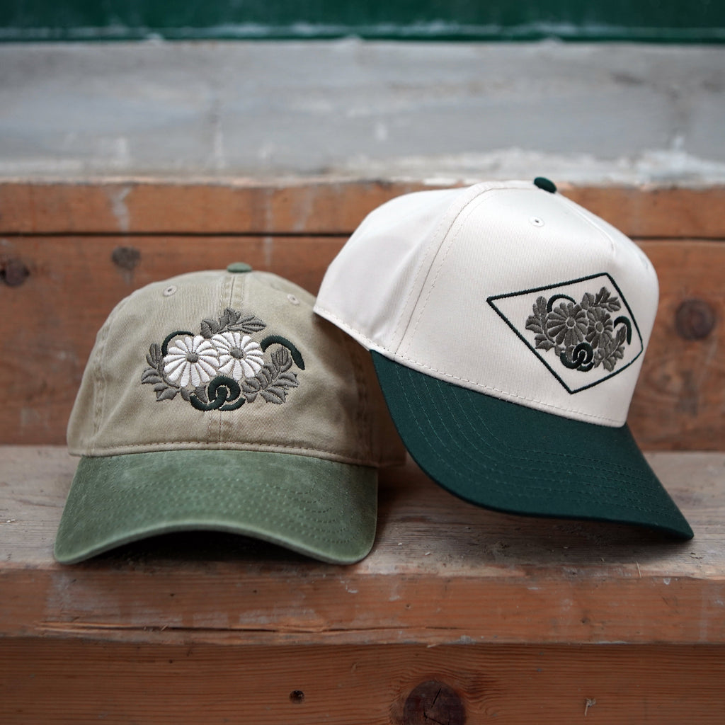 Imperial Garden Two-Tone Hat