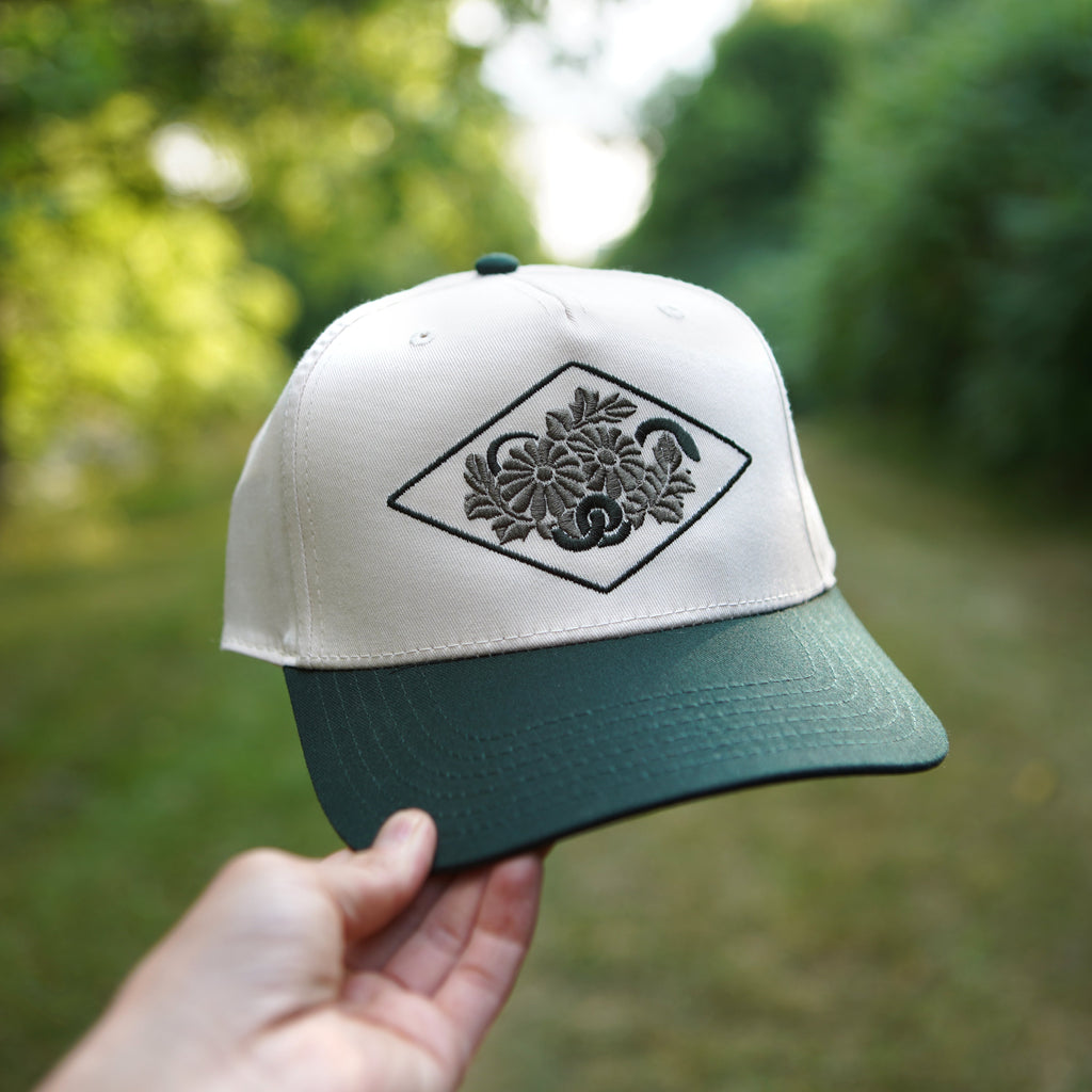 Imperial Garden Two-Tone Hat