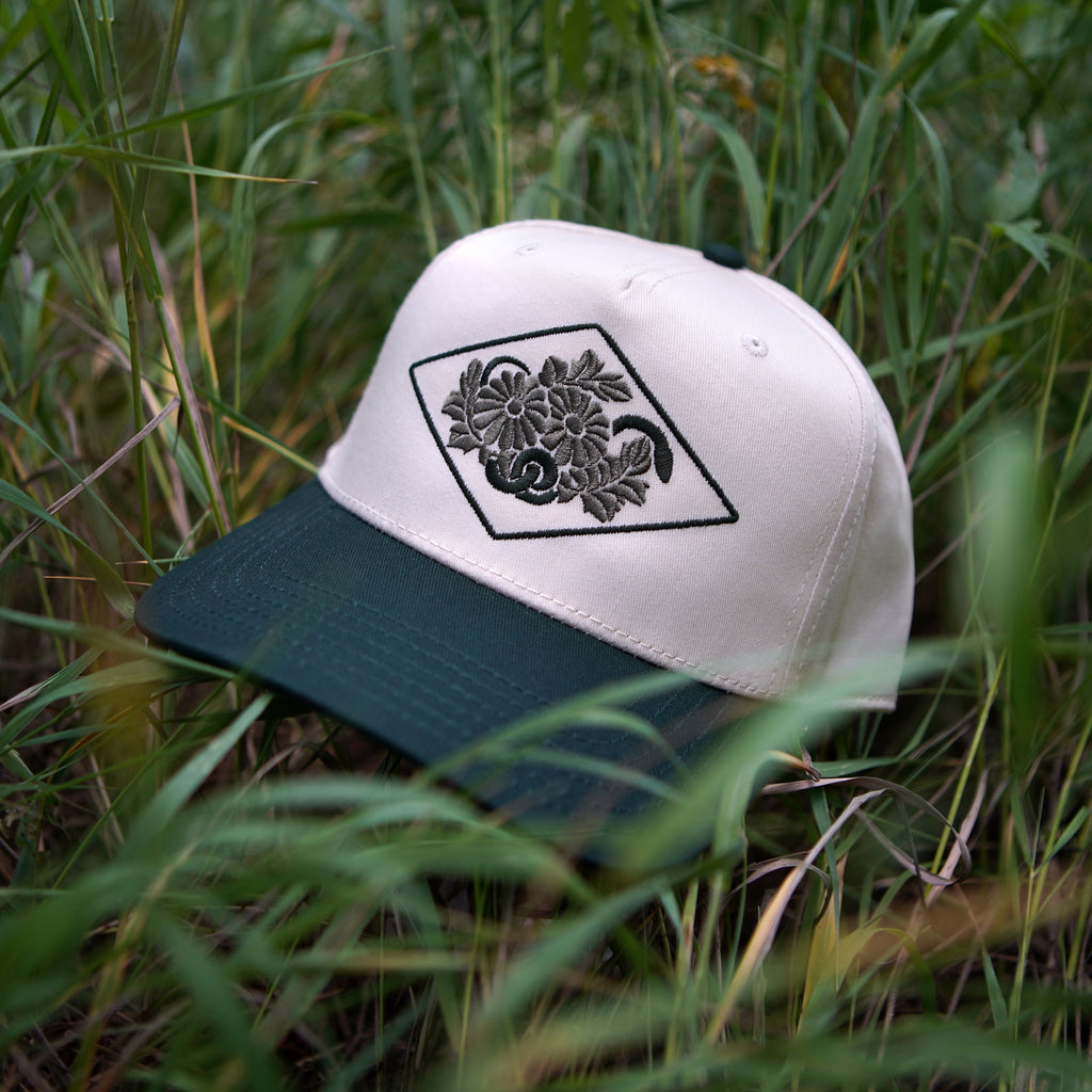 Imperial Garden Two-Tone Hat