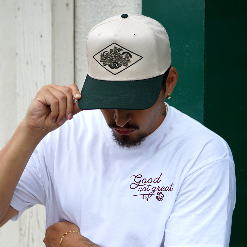 Imperial Garden Two-Tone Hat