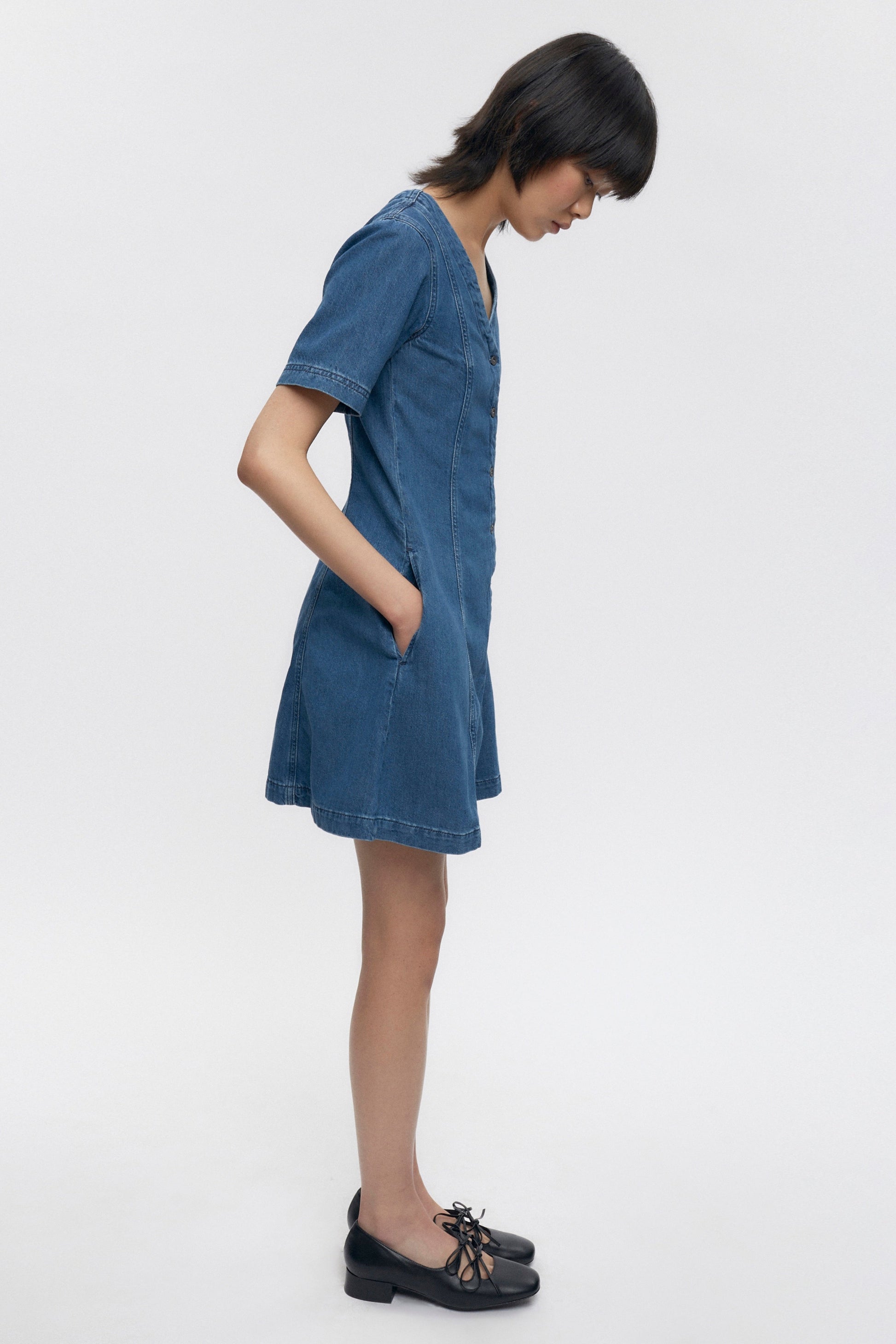 Women's Buttoned Dress