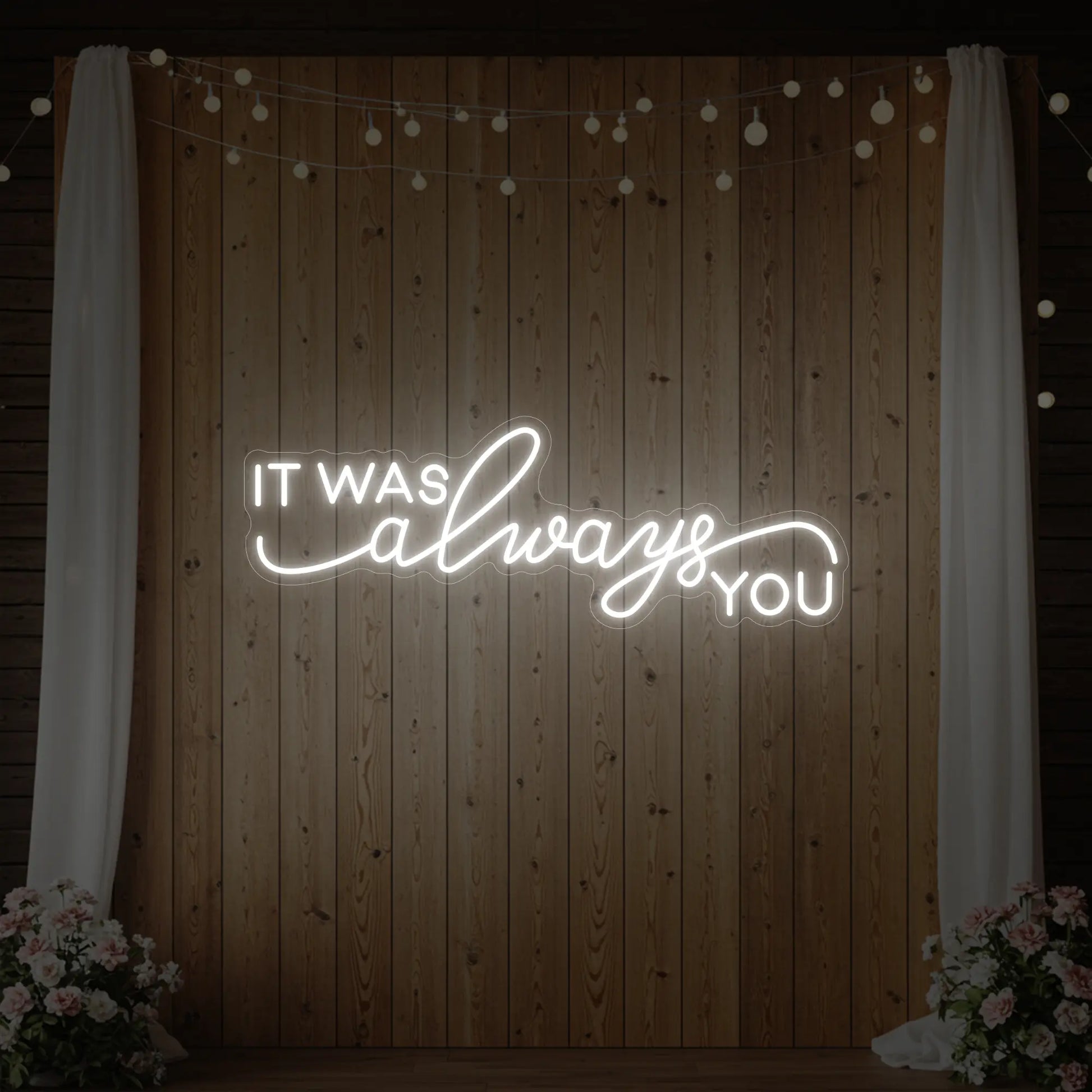 C'était toujours toi V1 Enseigne lumineuse