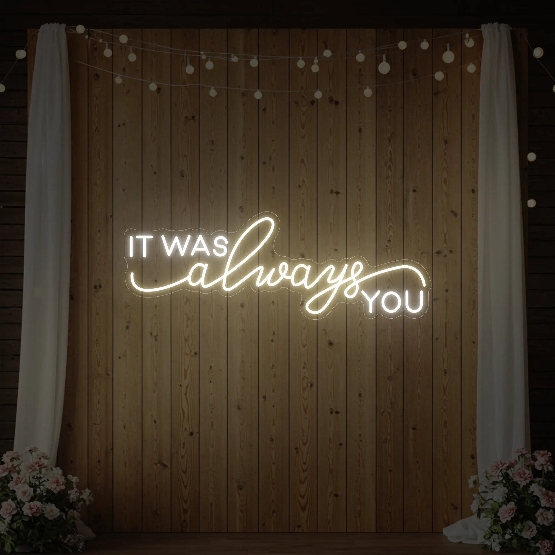 C'était toujours toi V1 Enseigne lumineuse