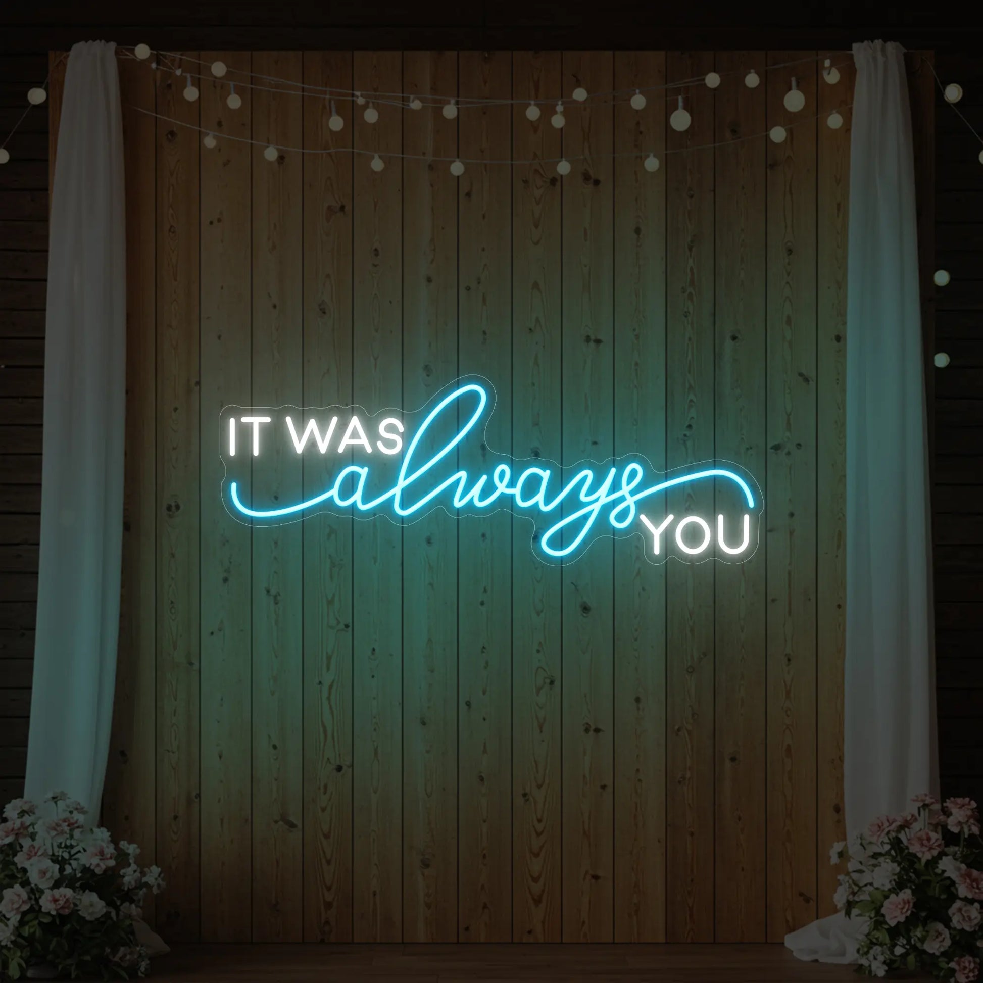 C'était toujours toi V1 Enseigne lumineuse