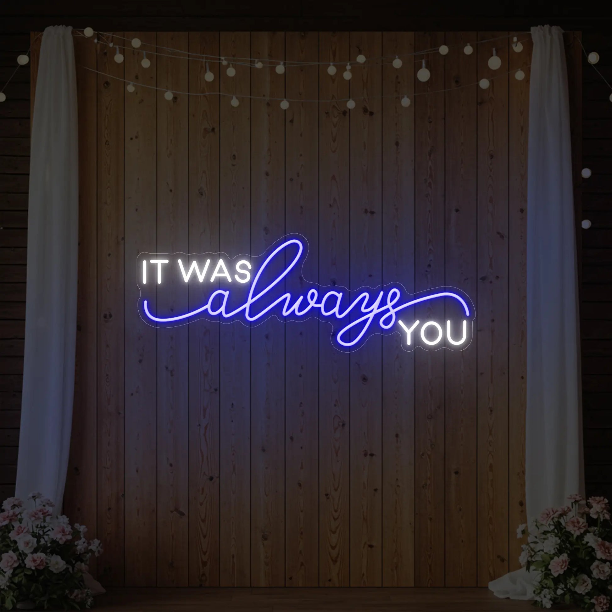 C'était toujours toi V1 Enseigne lumineuse