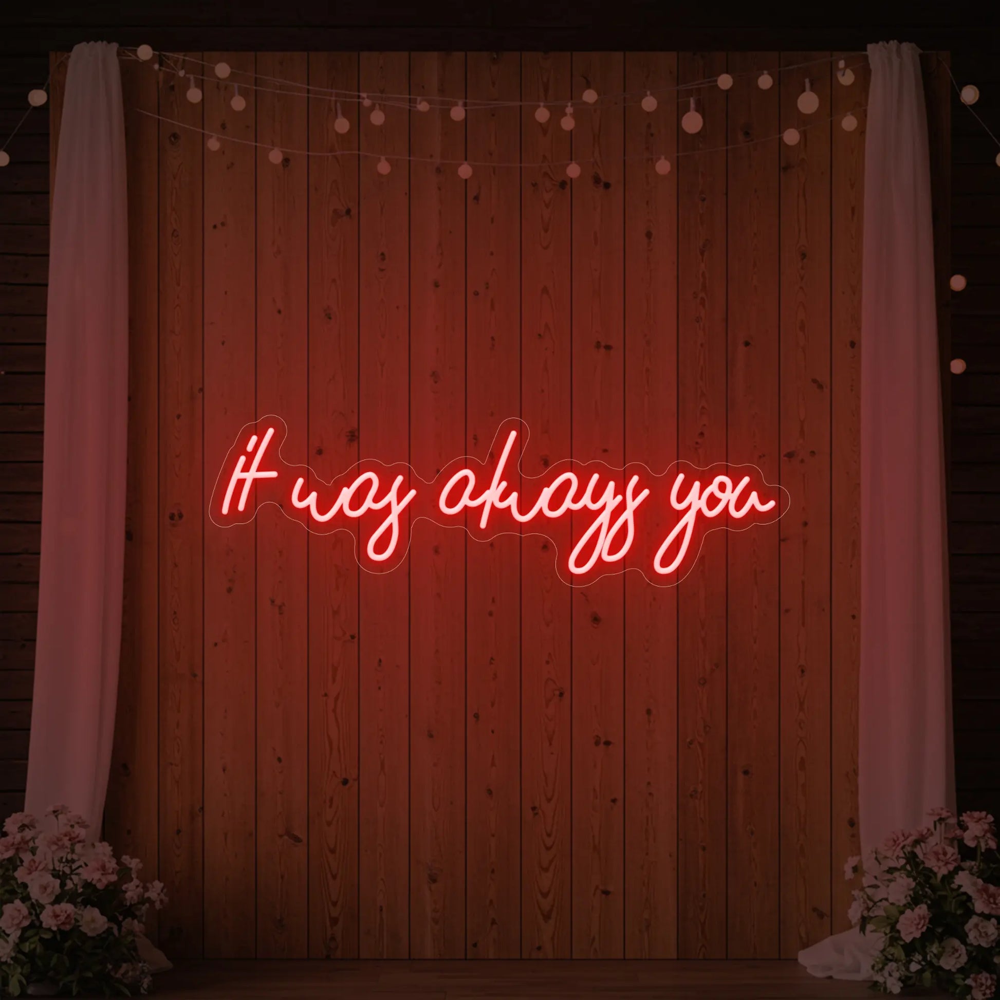 C'était toujours toi V5 Enseigne lumineuse