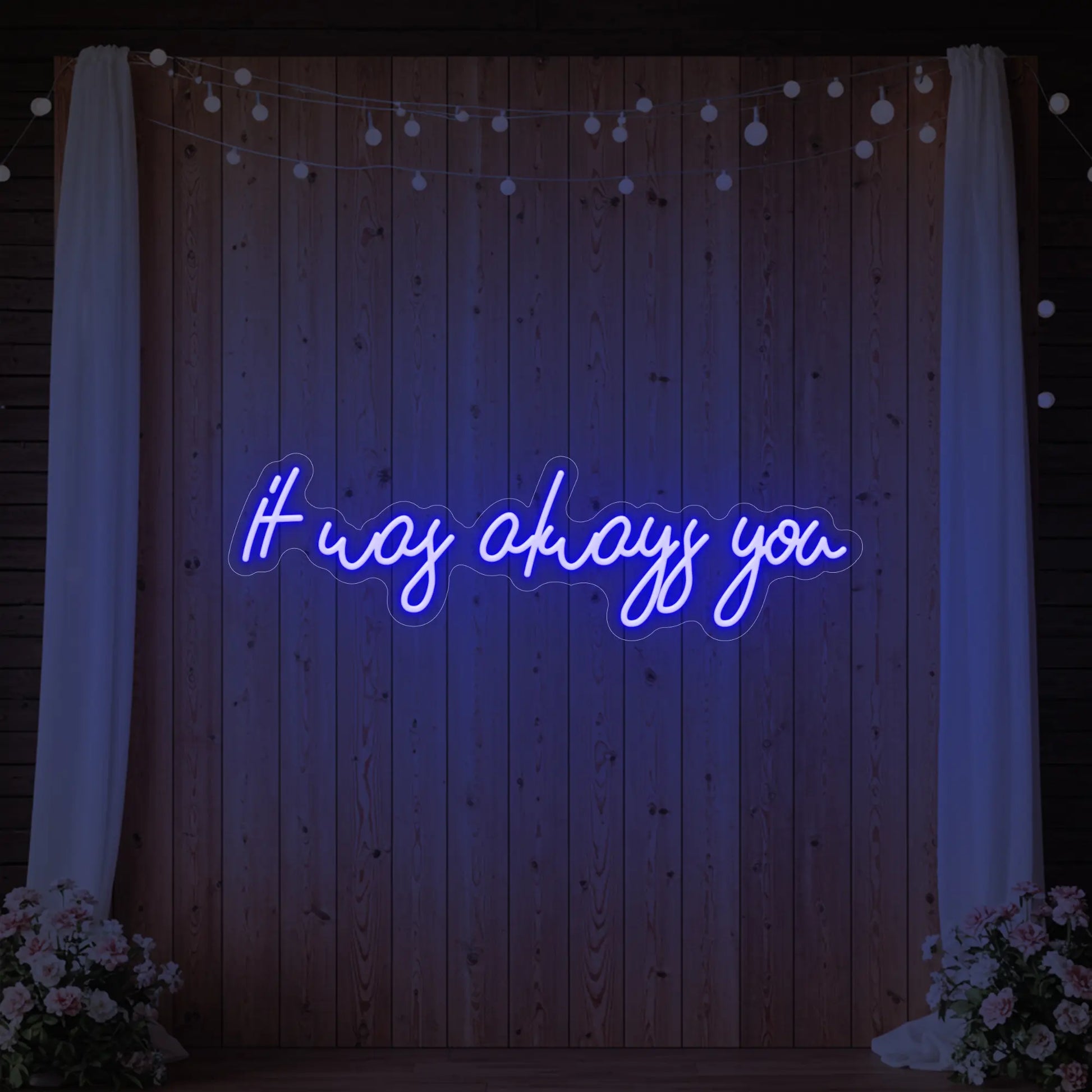 C'était toujours toi V5 Enseigne lumineuse