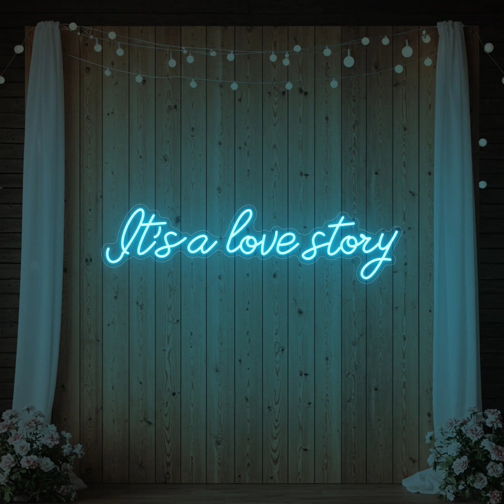 It’s a Love Story V1 Neon Sign