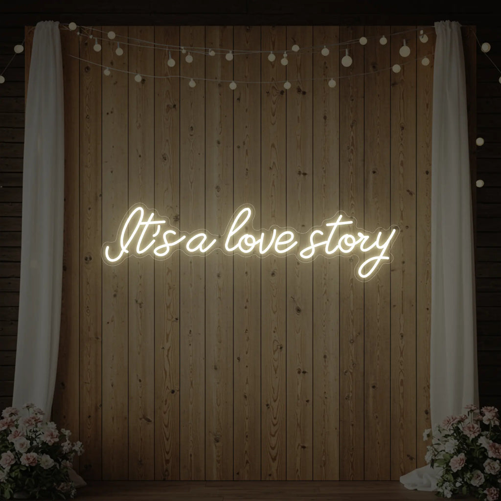 It’s a Love Story V3 Neon Sign