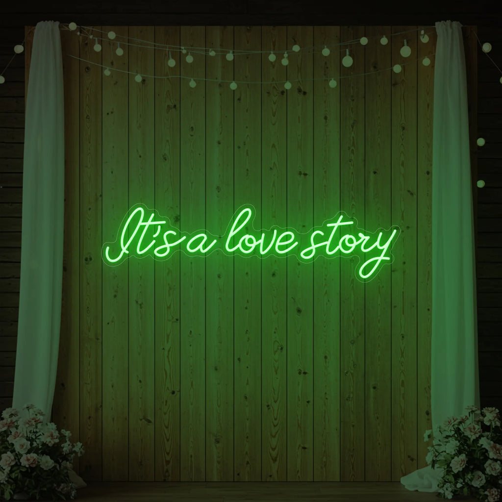 It’s a Love Story V3 Neon Sign