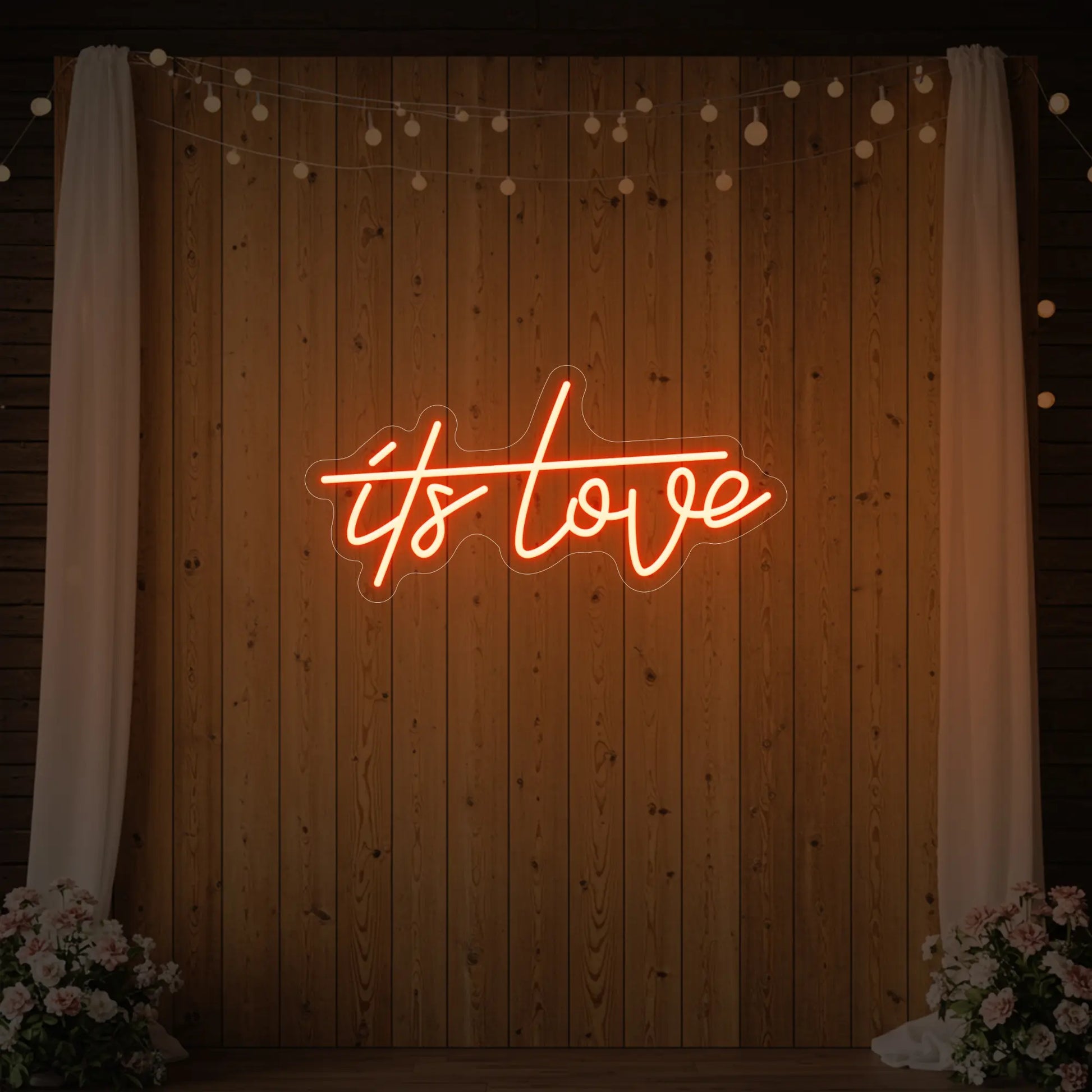 Enseigne lumineuse « C'est l'amour »