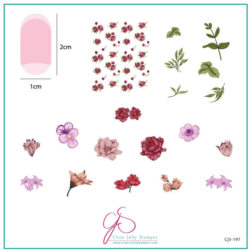 Clear Jelly Stamper - Itty Bitty Blooms