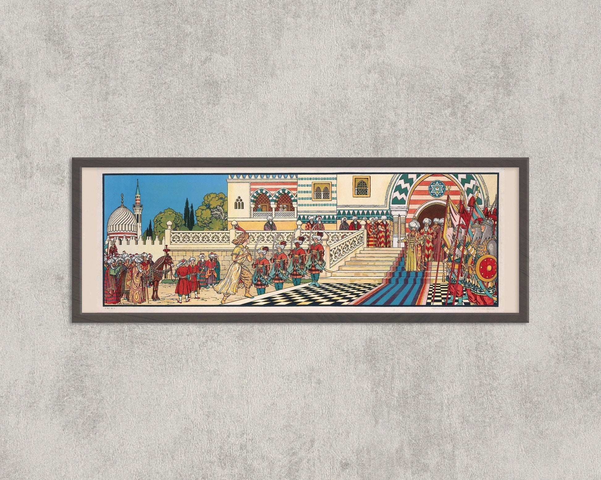 Ivan Bilibin Aladdin Print: Vintage Fairytale Artwork