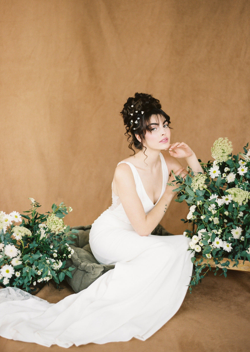 MILLIE Crystal and Pearl Cluster Hair Pins