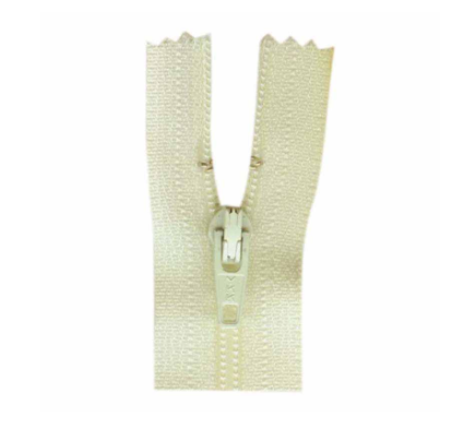Costumakers All Purpose Zipper - 9 inch, Closed End - Ivory