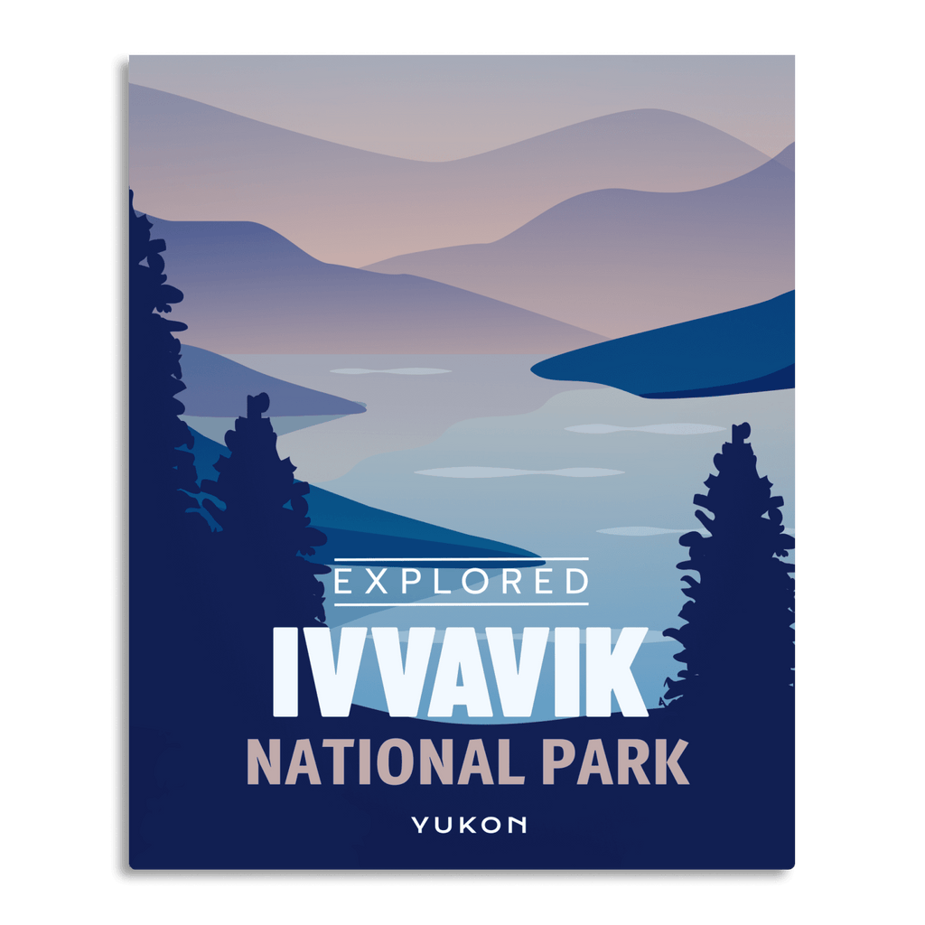 Affiche « Explorée » du parc national d’Ivvavik