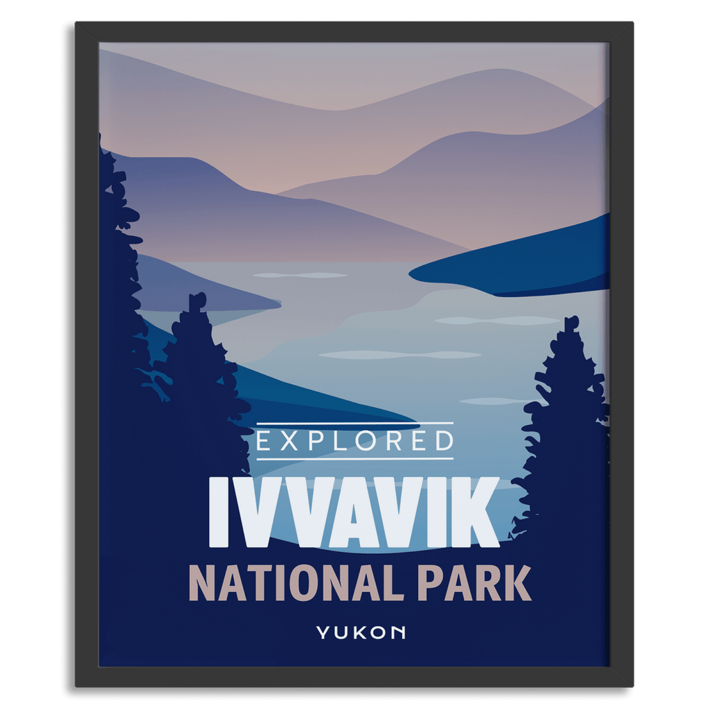 Affiche « Explorée » du parc national d’Ivvavik