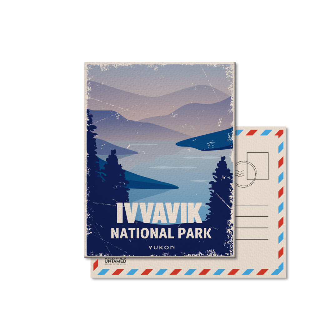 Carte postale du parc national Ivvavik (Canada)