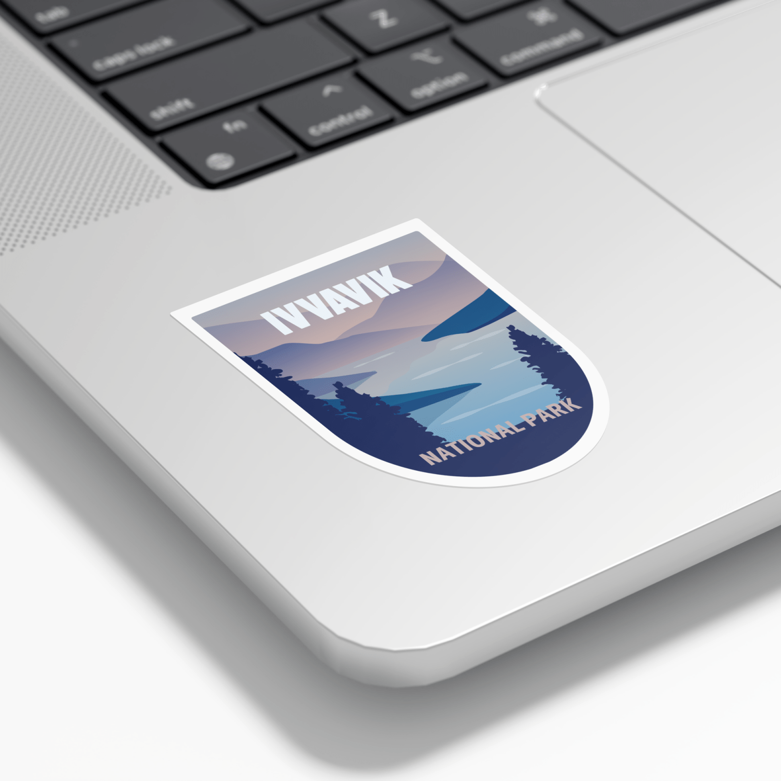 Autocollant en vinyle imperméable du parc national Ivvavik (Canada) 