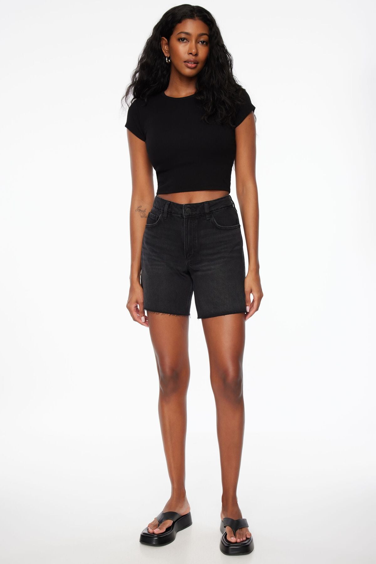Short en jean trapèze Heidi
