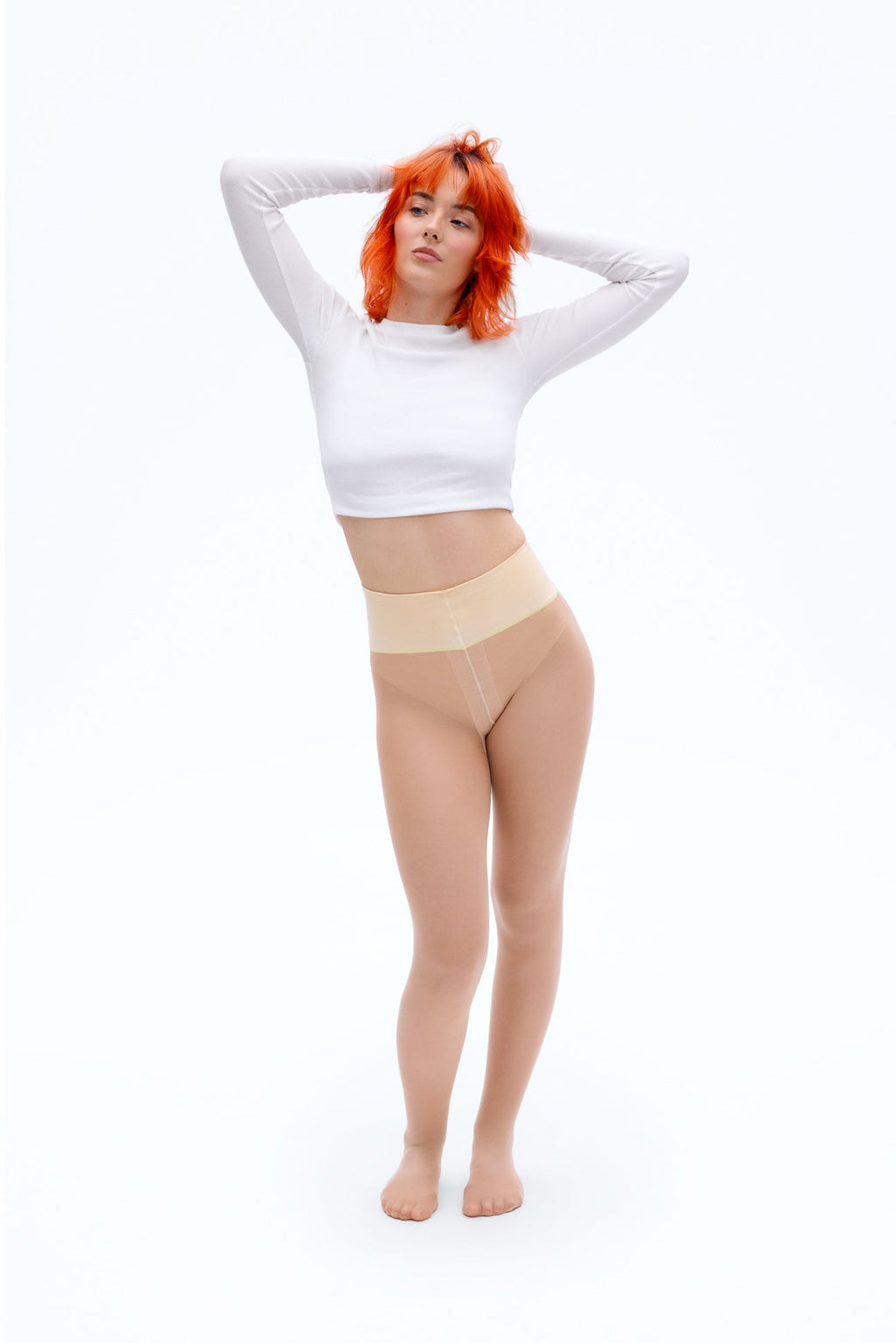 Collants classiques transparents et indéchirables – Ceinture de 10 cm