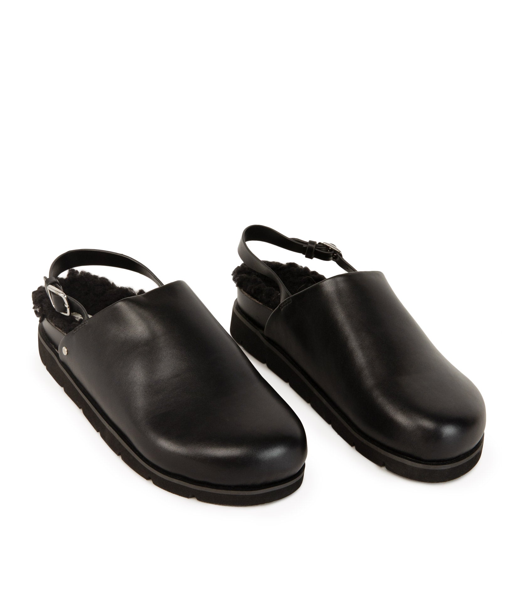SARO Women's Vegan Mule Shoes