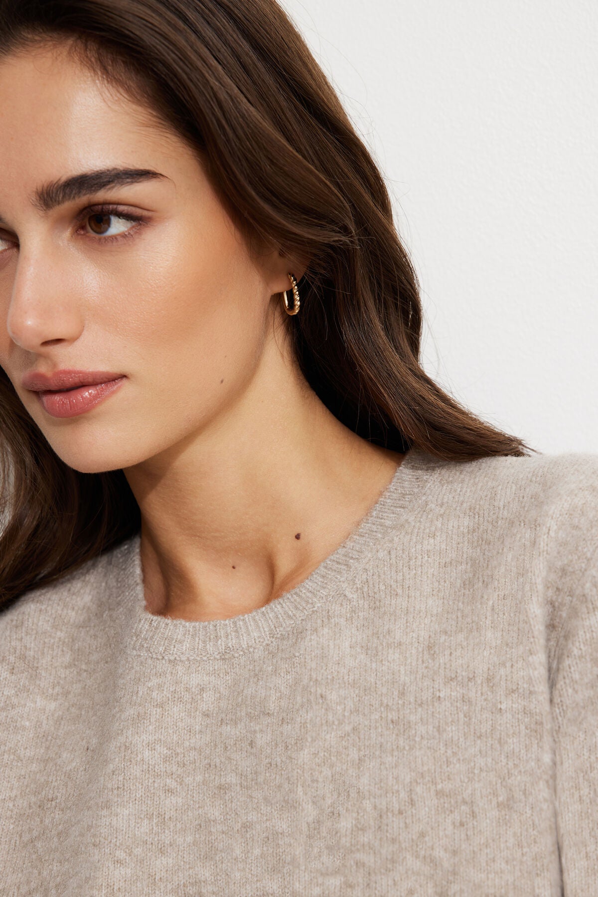 Boucles d'oreilles créoles torsadées