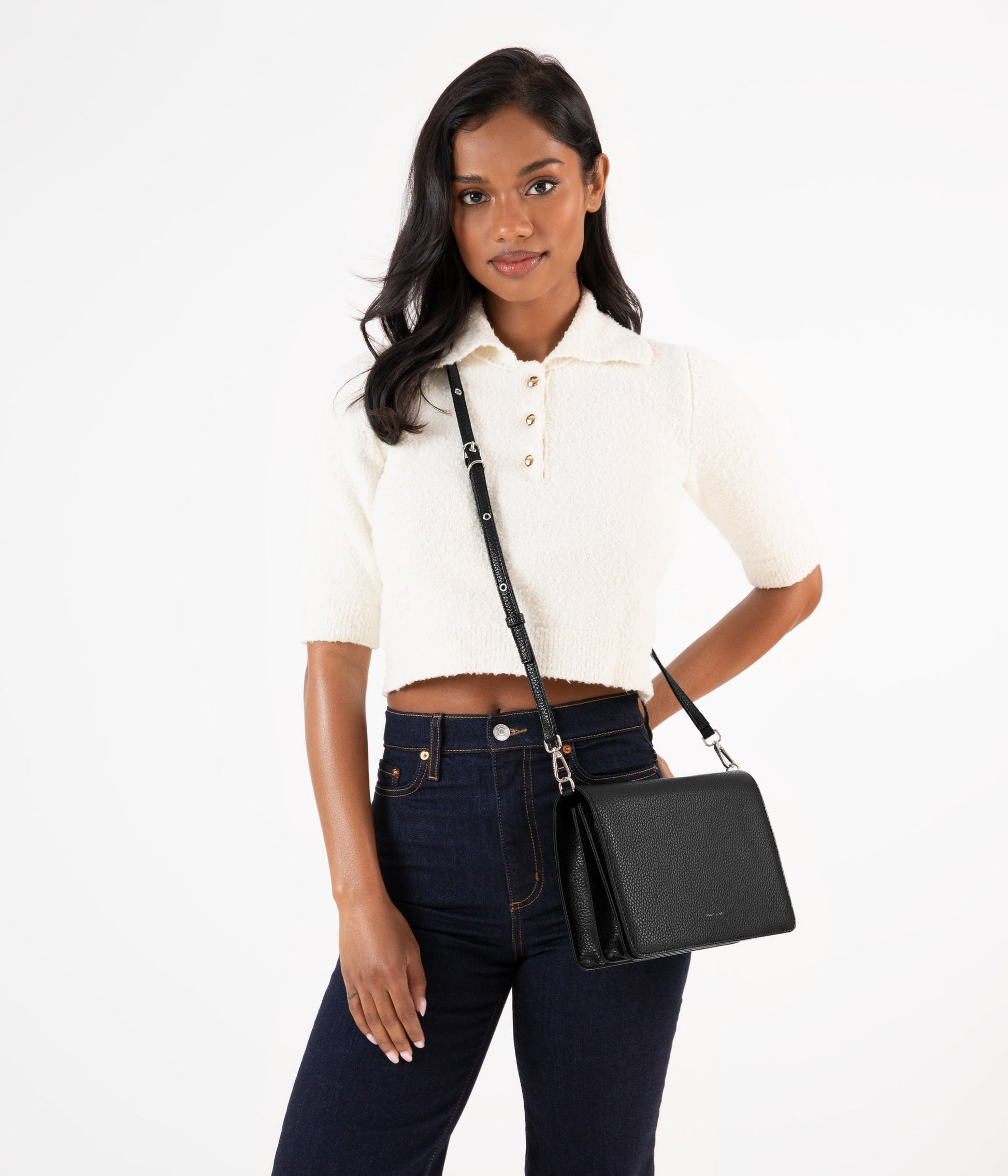 Sac bandoulière vegan FRANCA - Pureté