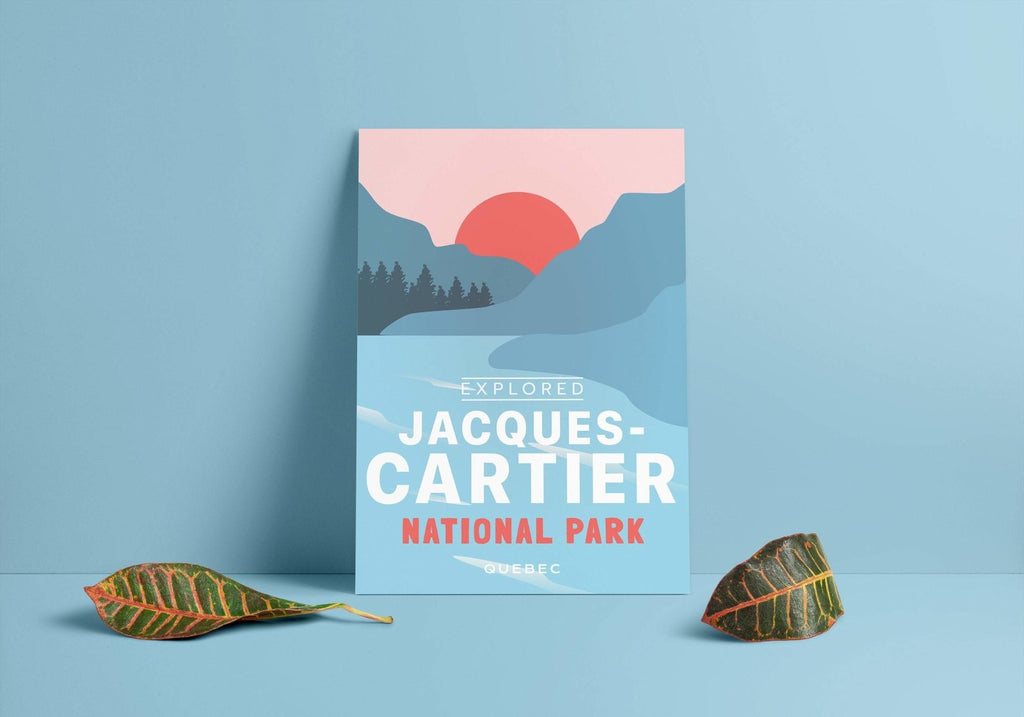Affiche « Explorée » du parc national Jacques-Cartier