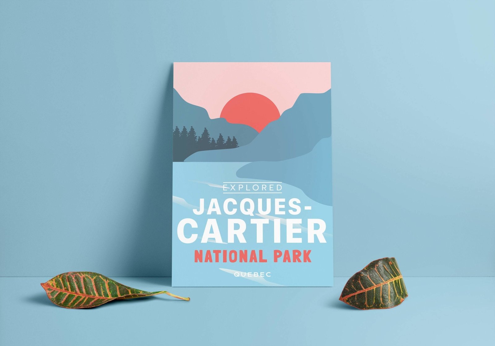Affiche « Explorée » du parc national Jacques-Cartier