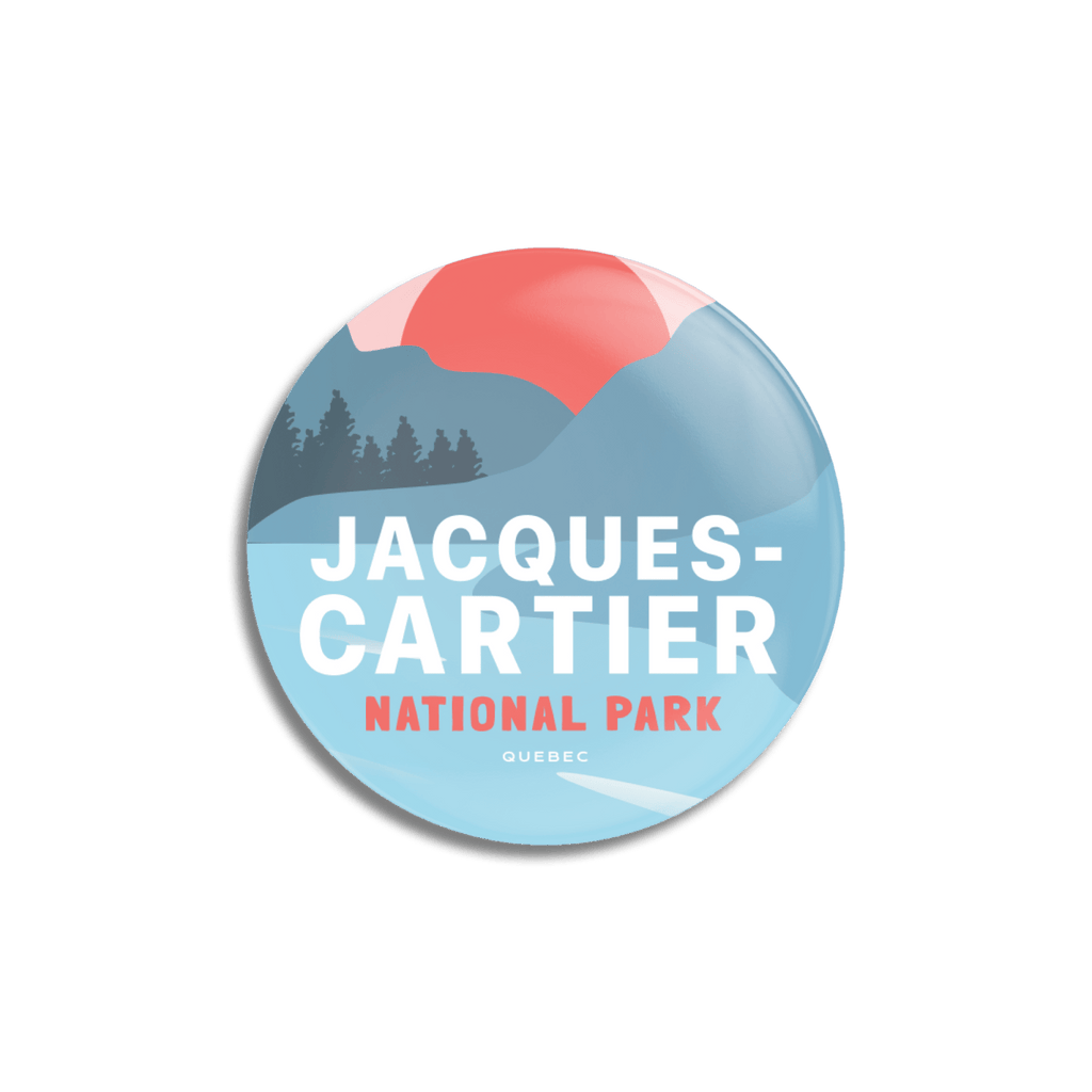 Jacques-Cartier National Park of Quebec Pinback Button