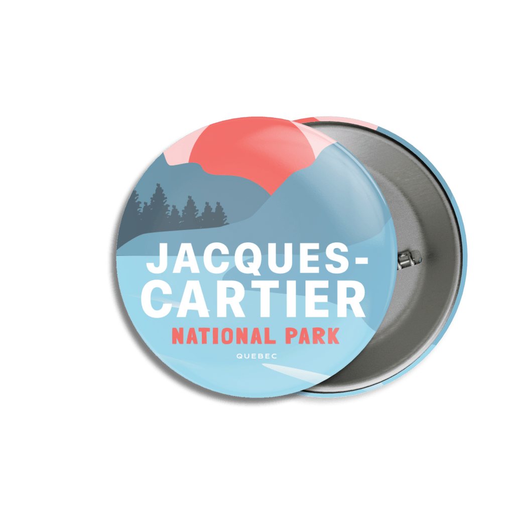 Jacques-Cartier National Park of Quebec Pinback Button