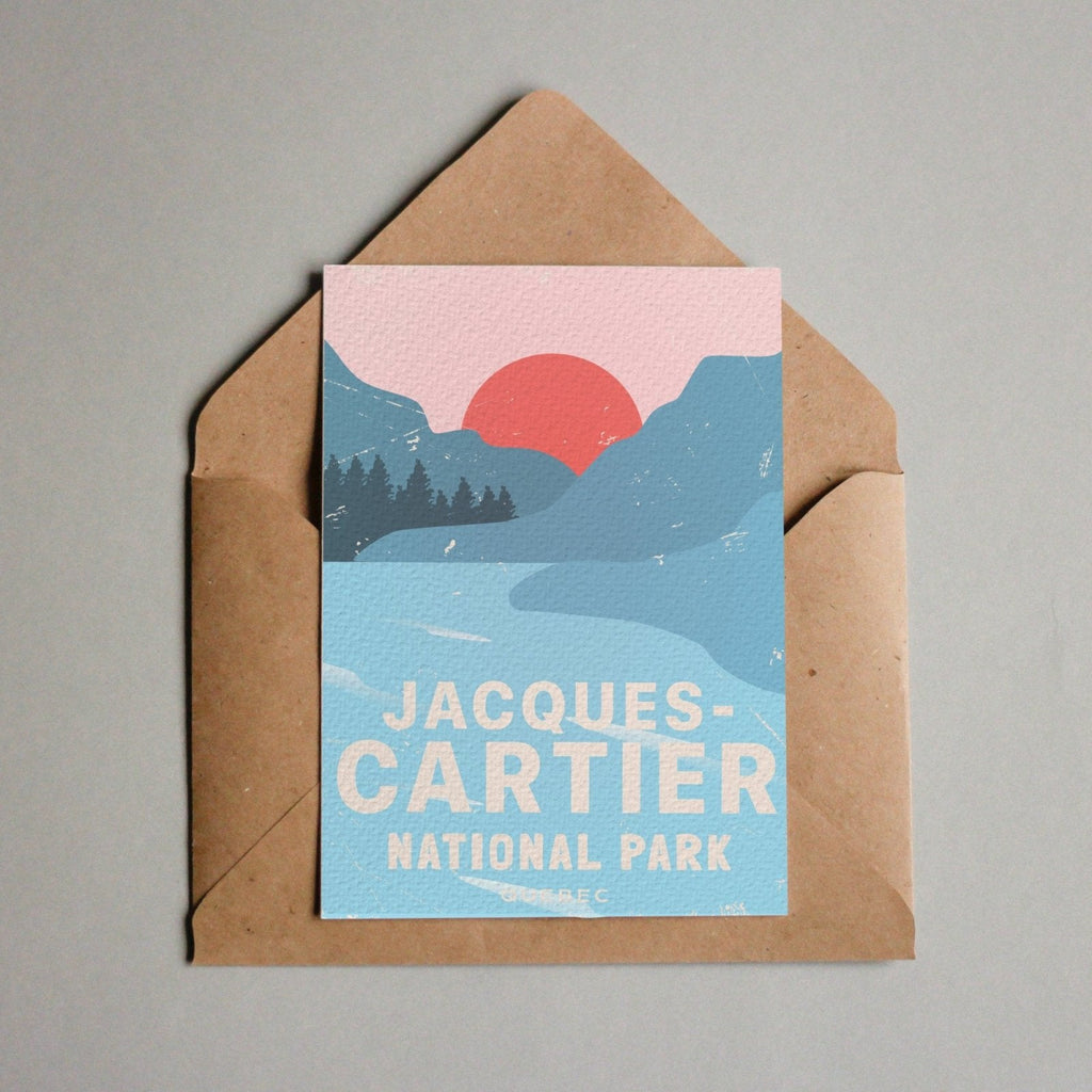 Carte postale du parc national Jacques-Cartier, Québec