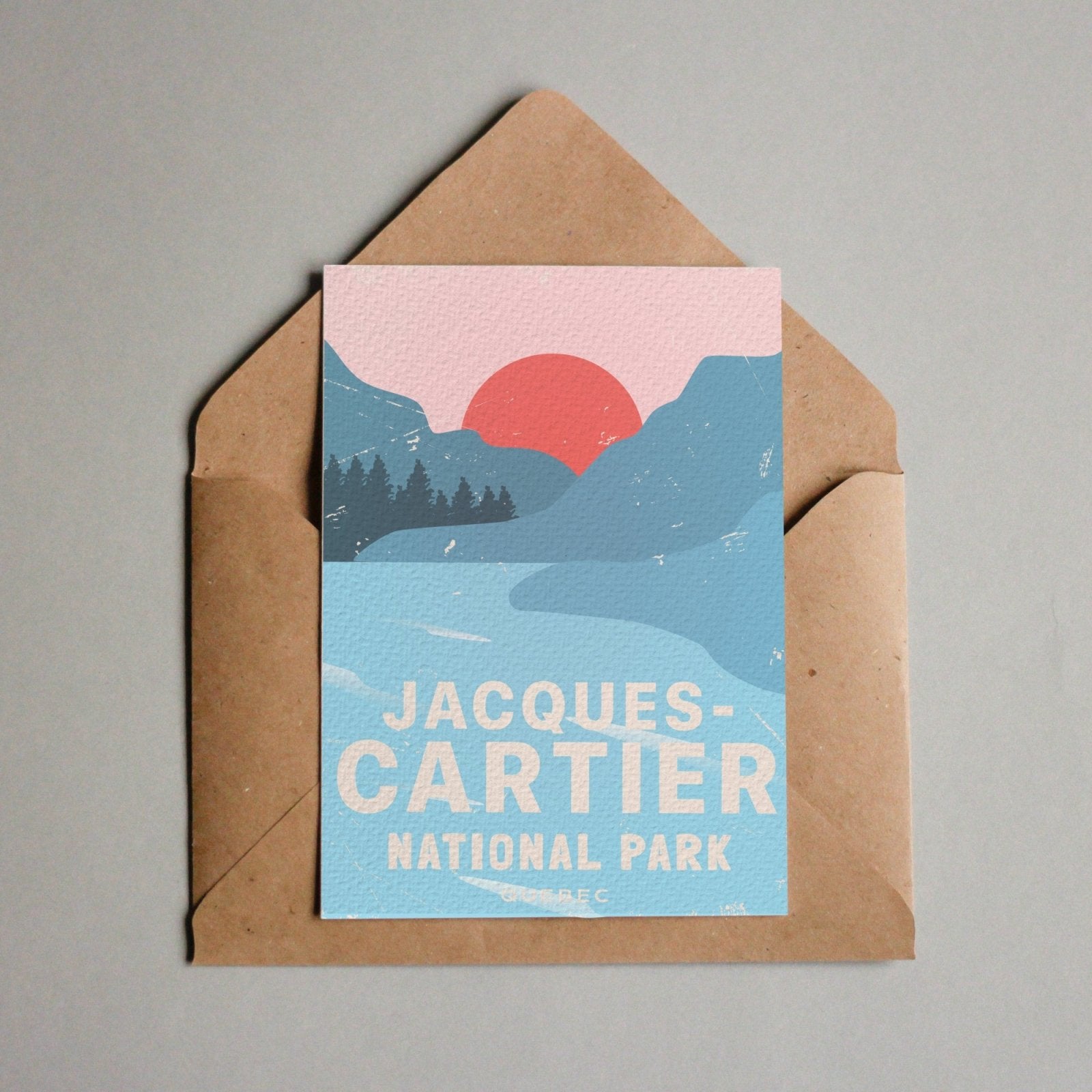 Carte postale du parc national Jacques-Cartier, Québec