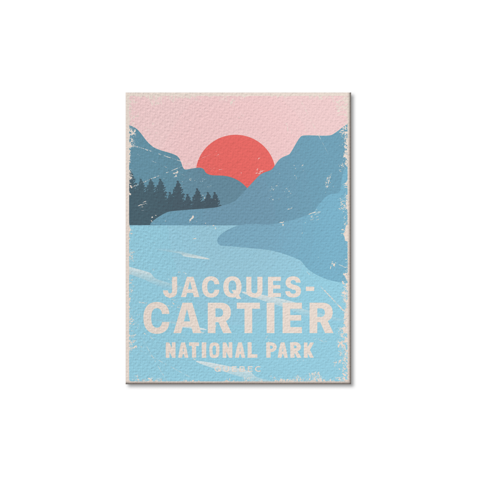 Carte postale du parc national Jacques-Cartier, Québec